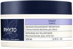 PHYTO Mască de păr pentru neutralizarea nuanțelor galbene - Phyto Purple Repairing No Yellow Mask 200 ml