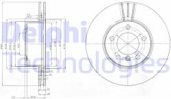 DELPHI BG3998C Disc frana