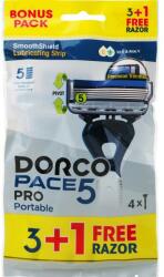 Dorco Aparat de ras 3+1 - Dorco Pace 5 PRO Portable 4 buc