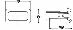 HELLA 2BM003647-021 Semnalizator aditional