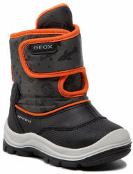 Geox Cizme de zăpadă Geox B Flanfil B. B Abx E B263VE 0CEFU C9150 M Black/Fluo Orange
