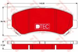 TRW Set placute frana, frana disc NISSAN QASHQAI / QASHQAI +2 (J10, JJ10) (2007 - 2013) TRW GDB3467DTE