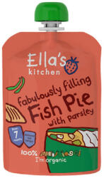 Ella S Kitchen Piure Bio de somon cu legume, 130 gr, Ella's Kitchen