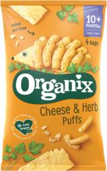 Organix Brands Snack ecologic Bio din porumb cu branza si patrunjel, +10 luni, 60 g, Organix
