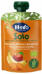 HERO BABY Gustare ecologica din mar, banana si morcov, 100 gr, Hero Solo