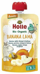 HOLLE BABY Piure de banane, mere, mango si caise, +6 luni, 100 g, Holle Baby Food