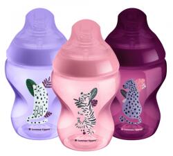 Tommee Tippee Closer to Nature Midnight Jungle 3x260 ml lila