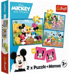 Trefl 2in1 puzzle és memóriajáték - Mickey Mouse (93344)