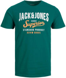 JACK & JONES Tricou pentru bărbați JJELOGO Regular Fit 12220500 Storm L