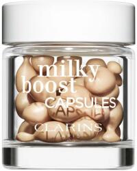 Clarins Milky Boost Capsules élénkítő make-up kapszulák árnyalat 02 30x0.2 ml