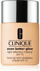 Clinique Even Better Glow Light Reflecting Makeup SPF 15 üde hatást keltő alapozó SPF 15 árnyalat WN 04 Bone 30 ml