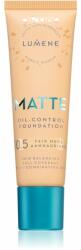 Lumene Matte Oil-Control mattító alapozó SPF 20 árnyalat 0, 5 Fair Nude / Light 30 ml
