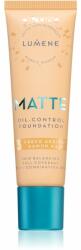 Lumene Matte Oil-Control mattító alapozó SPF 20 árnyalat 3 Fresh Apricot 30 ml