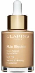 Clarins Skin Illusion Natural Hydrating Foundation világosító hidratáló make-up SPF 15 árnyalat 106N Vanilla 30 ml