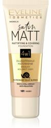 Eveline Cosmetics Satin Matt mattító alapozó csigakivonattal árnyalat 101 Ivory 30 ml
