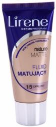  Lirene Nature Matte mattító folyékony alapozó a hosszan tartó hatásért árnyalat 15 Tanned 30 ml
