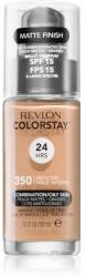 Revlon Cosmetics ColorStay tartós matt alapozó kombinált és zsíros bőrre árnyalat 350 Rich Tan 30 ml