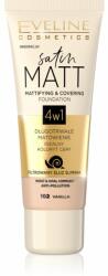 Eveline Cosmetics Satin Matt mattító alapozó csigakivonattal árnyalat 102 Vanilla 30 ml