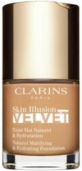 Clarins Skin Illusion Velvet mattító folyékony alapozó tápláló hatással árnyalat 111N 30 ml