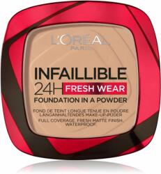 L'Oréal Infaillible Fresh Wear 24h púderes make-up árnyalat 120 Warm Doré 9 g
