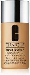 Clinique Even Better Makeup SPF 15 Evens and Corrects korrekciós alapozó SPF 15 árnyalat WN 114 Golden 30 ml
