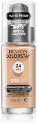 Revlon Cosmetics ColorStay tartós matt alapozó kombinált és zsíros bőrre árnyalat 200 Nude 30 ml
