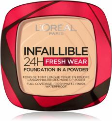 L'Oréal Infaillible Fresh Wear 24h púderes make-up árnyalat 40 Warm Doré 9 g