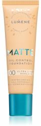 Lumene Matte Oil-Control mattító alapozó SPF 20 árnyalat 00 Ultra Light 30 ml