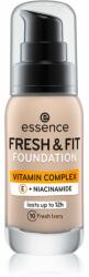 essence Fresh & Fit folyékony make-up árnyalat 10 Fresh Ivory 30 ml