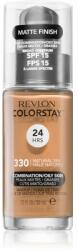 Revlon Cosmetics ColorStay SPF 15 tartós matt alapozó kombinált és zsíros bőrre árnyalat 400 Caramel 30 ml