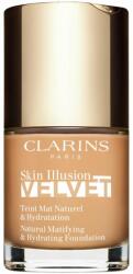 Clarins Skin Illusion Velvet mattító folyékony alapozó tápláló hatással árnyalat 108.5W 30 ml
