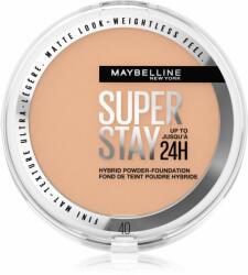 Maybelline SuperStay 24H Hybrid Powder-Foundation kompakt púderes alapozó matt hatásért árnyalat 40 9 g