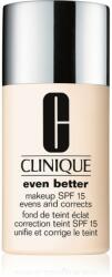 Clinique Even Better Makeup SPF 15 Evens and Corrects korrekciós alapozó SPF 15 árnyalat CN 0.75 Custard 30 ml