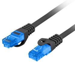 Lanberg Cablu ecranat S / FTP, Lanberg 42468, cat. 6A, mufat 2xRJ45, lungime 1m, AWG 26, 500 MHz, de legatura retea, ethernet, Negru (PCF6A-10CC-0100-BK)