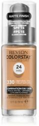 Revlon Cosmetics ColorStay SPF 15 tartós matt alapozó kombinált és zsíros bőrre árnyalat 370 Toast 30 ml
