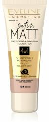 Eveline Cosmetics Satin Matt mattító alapozó csigakivonattal árnyalat 104 Beige 30 ml