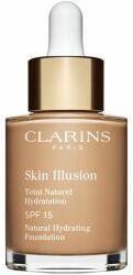 Clarins Skin Illusion Natural Hydrating Foundation világosító hidratáló make-up SPF 15 árnyalat 111N Auburn 30 ml