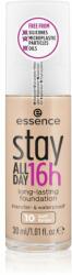 essence Stay ALL DAY 16h vízálló make-up árnyalat 10 Soft Beige 30 ml