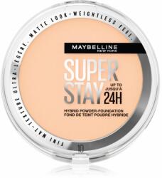 Maybelline New York SuperStay 24H Hybrid Powder-Foundation kompakt púderes alapozó matt hatásért árnyalat 10 9 g