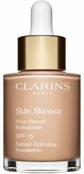 Clarins Skin Illusion Natural Hydrating Foundation világosító hidratáló make-up SPF 15 árnyalat 107C Beige 30 ml