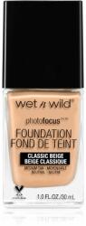 Wet n Wild Photo Focus mattító folyékony alapozó árnyalat Classic Beige 30 ml