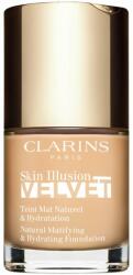 Clarins Skin Illusion Velvet mattító folyékony alapozó tápláló hatással árnyalat 103N 30 ml