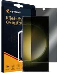 Alphajack Samsung Galaxy S23+ Plus Privacy kijelzővédő üvegfólia 0.33mm 9H Alphajack