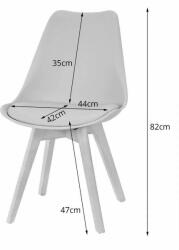 Mercaton 4 székből álló készlet skandináv stílus, Mercaton, Mark, PP, fa, (MCTART-3752_1S)