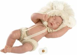 Llorens 63203 NEW BORN BOY - păpușă realistă adormită cu corp complet de vinil (MA4-63203) Papusa