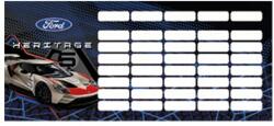 LIZZY CARD Órarend mini LIZZY CARD Ford Performance (20251) - homeofficeshop