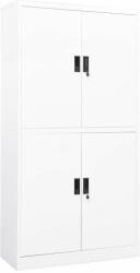 vidaXL fehér acél irodai szekrény 90 x 40 x 180 cm (335942)