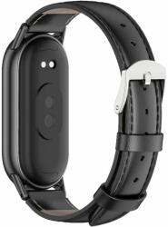 Tech-protect Curea piele Tech-Protect Leatherfit compatibila cu Xiaomi Mi Band 8 / 8 NFC Black (9490713935347)