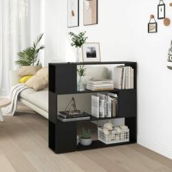 vidaXL Bibliotecă/Separator cameră, negru, 100x24x94 cm (809180) - comfy