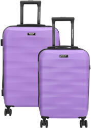 Dugros Malaga lila 4 kerekű 2 részes bőrönd szett (19214021-S-M-szett)